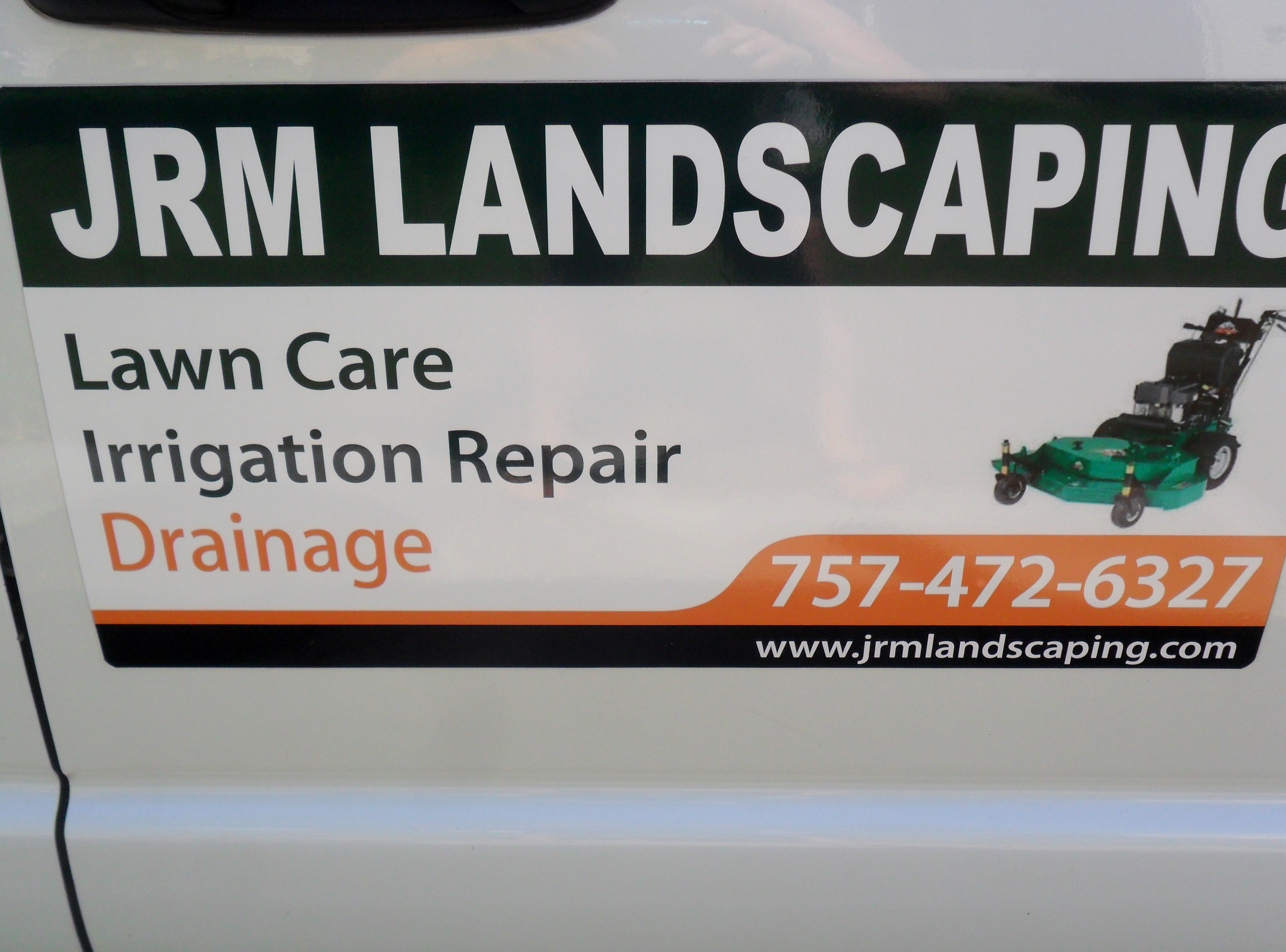 JRM Landscaping sign